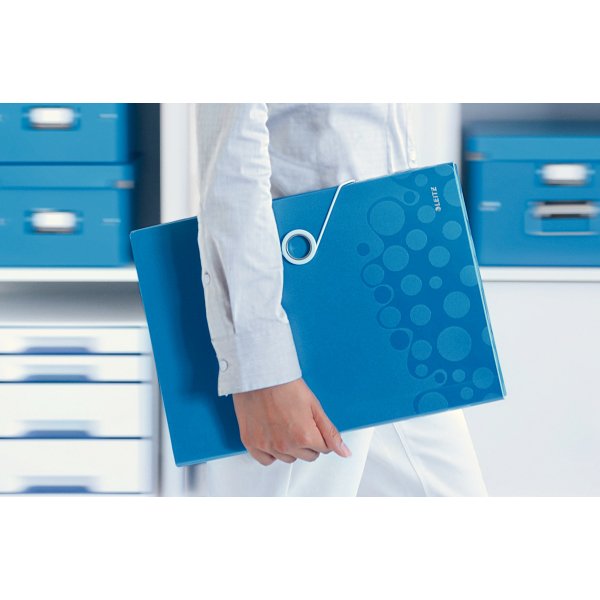 Leitz Carpeta Con Compartimentos Din A4 6-Vías Azul