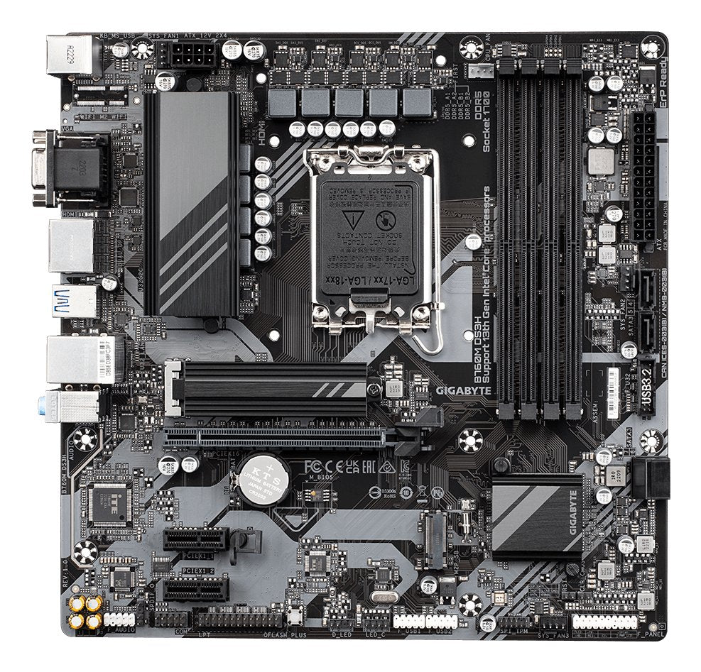 EAN 4719331851736 - GIGABYTE B760M DS3H placa base Intel B760 Express LGA 1700 micro ATX imagen 3