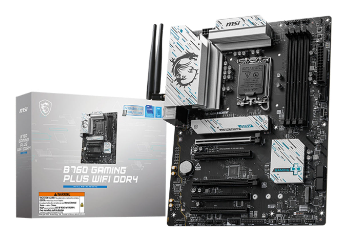 EAN 4711377247900 - MSI B760 GAMING PLUS WIFI DDR4 placa base Intel B760 LGA 1700 ATX imagen 1