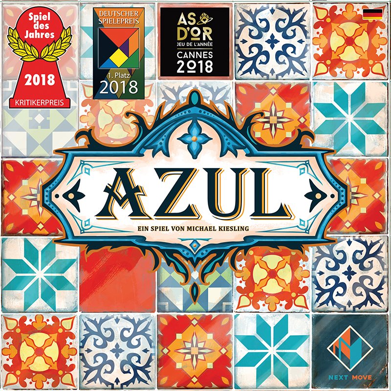 Asmodee Azul, Brett Game Game Of 2018 Nmgd0003