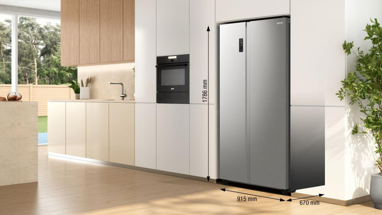 EAN 3838782684449 - Gorenje NRR9185EAXL nevera puerta lado a lado Independiente 550 L Gris imagen 11