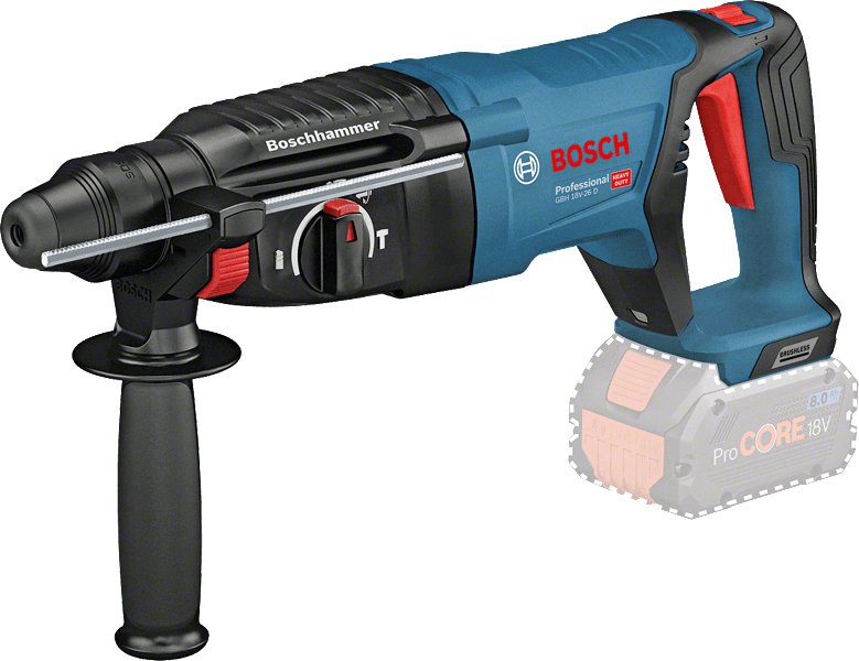 EAN 3165140981156 - Bosch GBH 18V-26 D Professional 425 W 890 RPM SDS Plus imagen 1