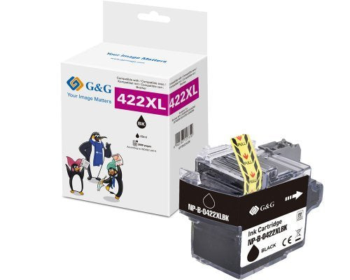 G&G Tinte Komp. Con Brother Lc422xlbk Negro 3000 Copias