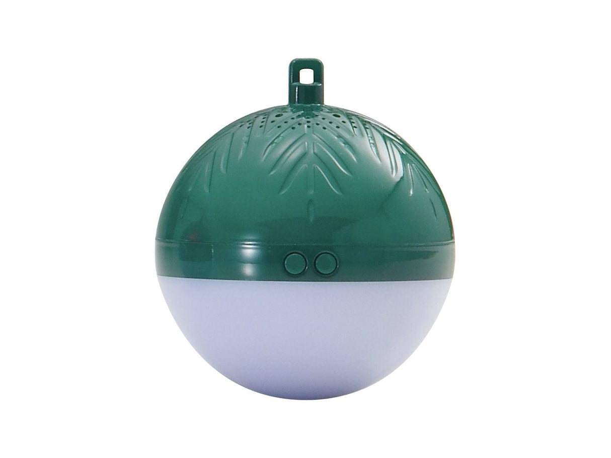 Altavoz Bluetooth Conceptronic Tariq Bola De Navidad Con Luz Led Tws Color Verde