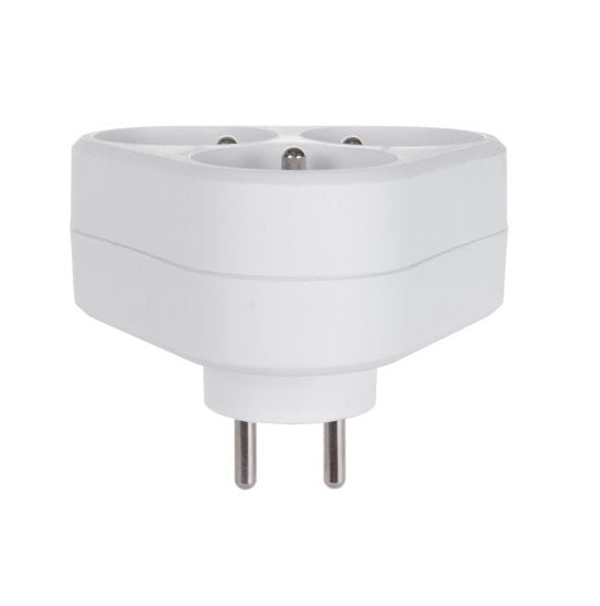 EAN 5902211109839 - Maclean MCE214 adaptador de enchufe eléctrico Tipo E (FR) Tipo F Blanco imagen 2