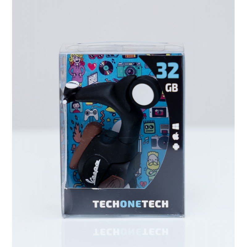 Pendrive 32gb Tech One Tech Moto Vespa Usb 2.0