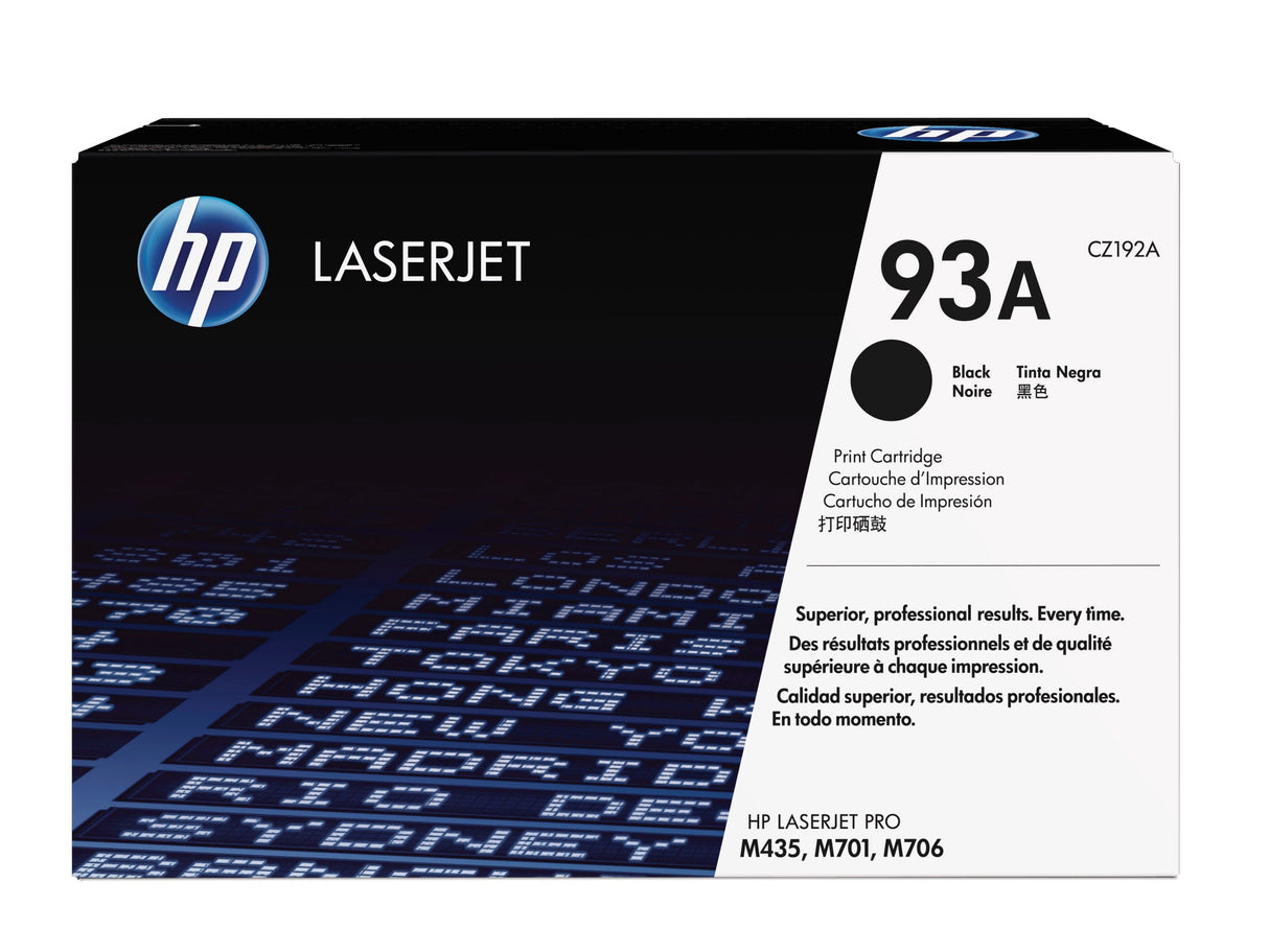 EAN 0887111548009 - HP 93A Black Original LaserJet Toner Cartridge cartucho de tóner 1 pieza(s) imagen 1