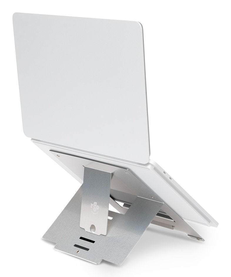 Soporte Para Portátil R-Go 10 "-22" Max.5kg Elevador Ajustable Plateado
