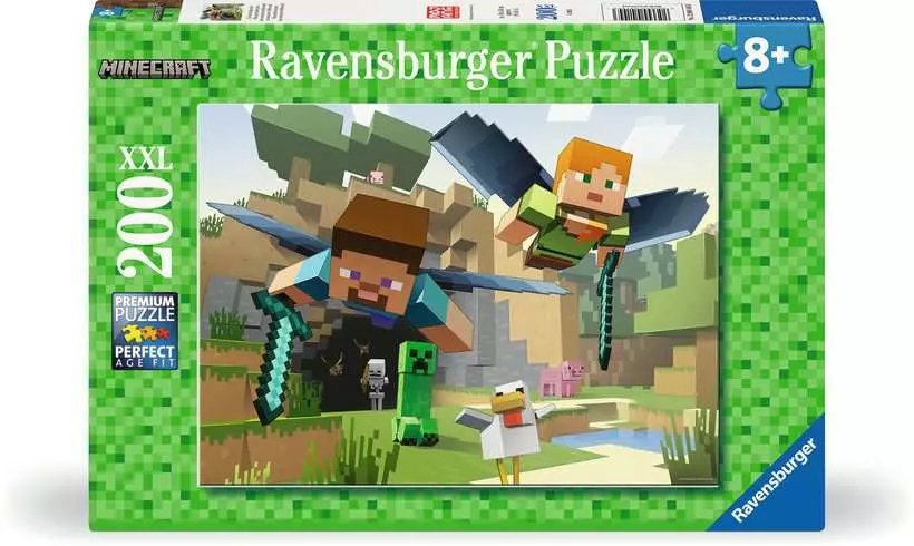 Ravensburg Children'S Puzzle Minecraft - Animal Adventure 200 Parts 12004144