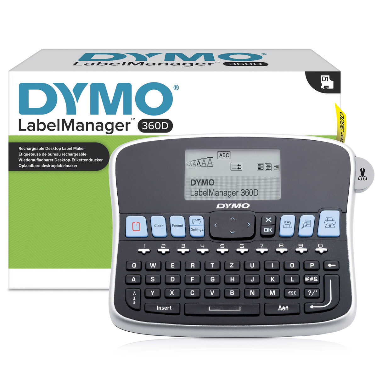 EAN 3501170879528 - DYMO LabelManager 360D™ QWZ impresora de etiquetas Transferencia térmica 180 x 180 DPI 12 mm/s Alámbrico imagen 1