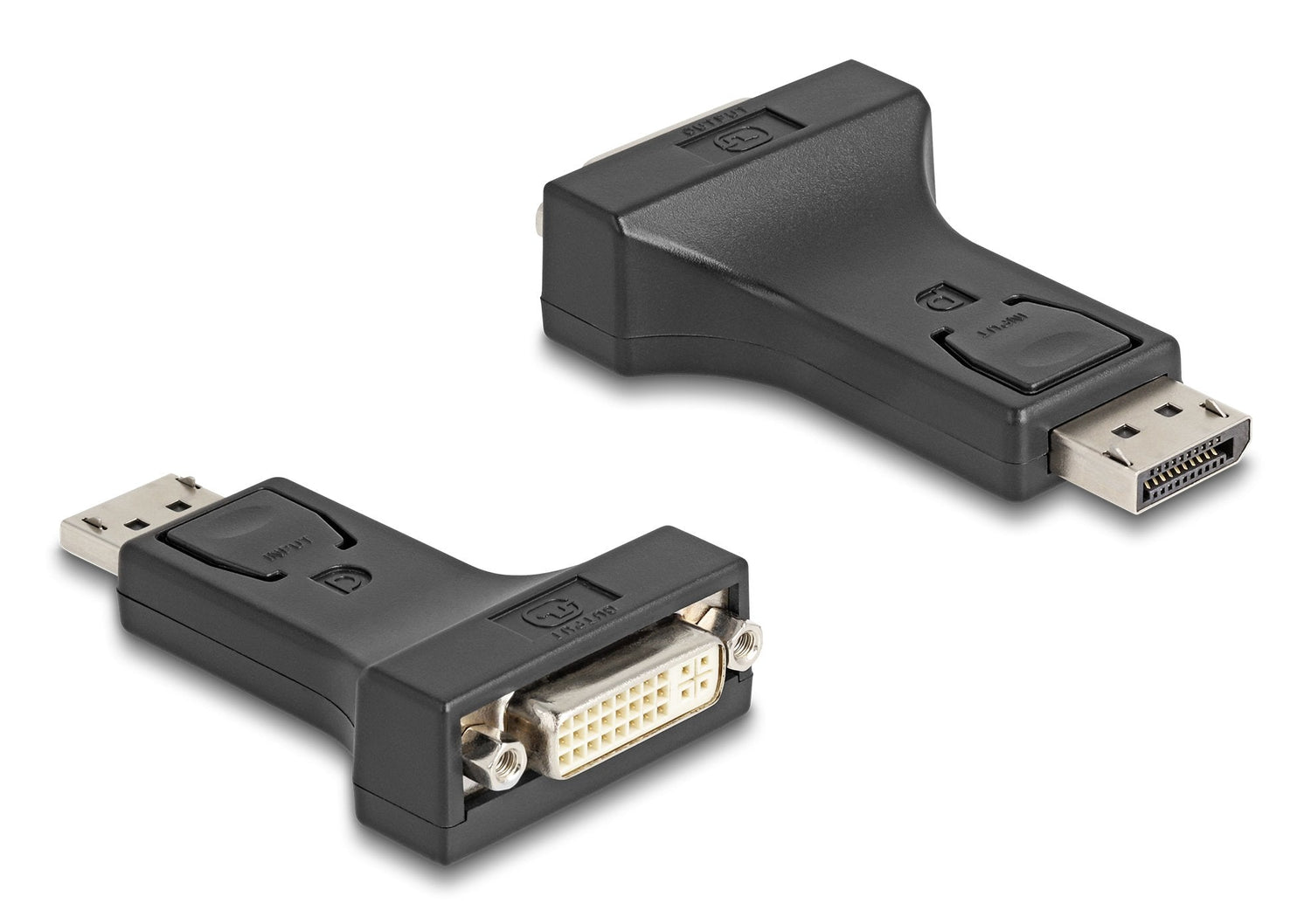 Delock 66615 Adaptador Displayport 1.1 Macho A Dvi Hembra Pasivo Negro
