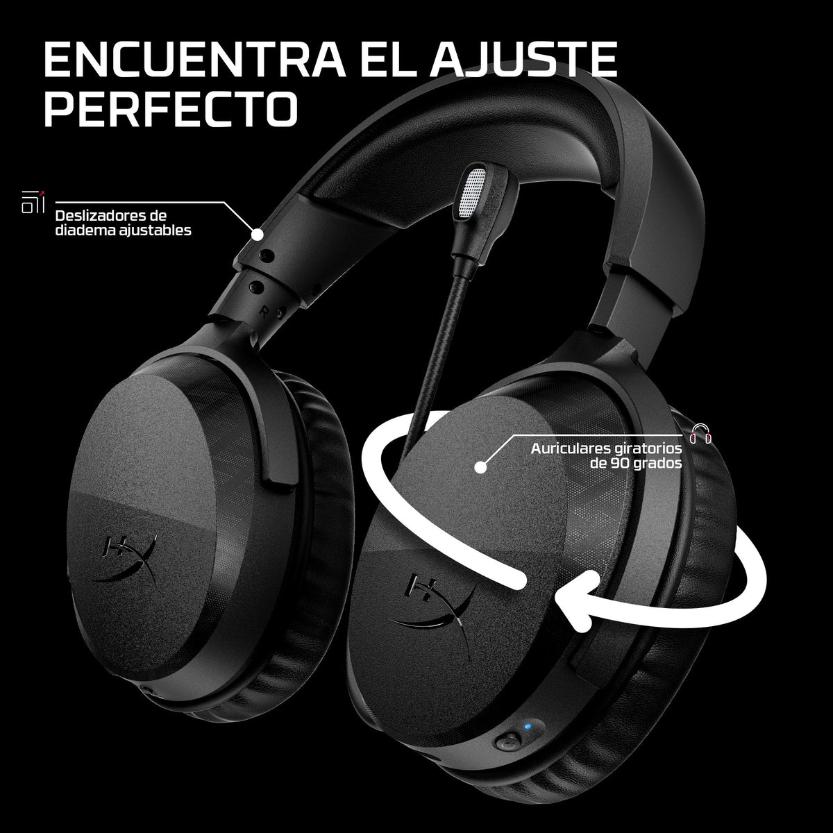 EAN 0199251514678 - HyperX CloudX Stinger 3 Wireless Gaming Headset Xbox Negro imagen 7
