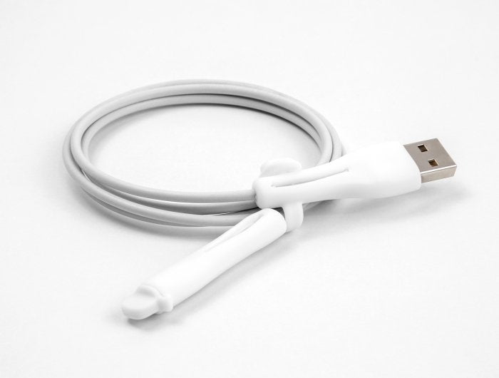 Staubschutz Für Usb Typ-A Stecker Und Apple Lightning Stecker Set 2 Stück Weiss