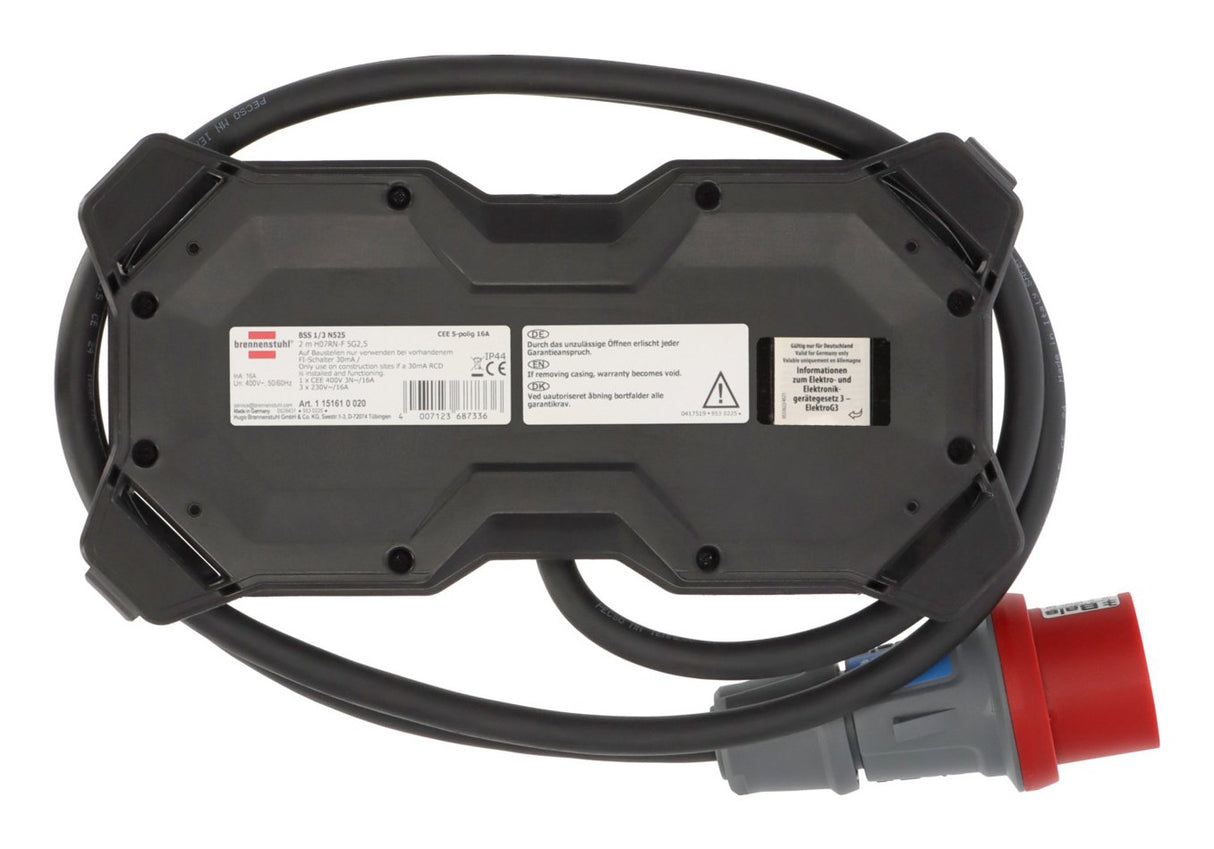 EAN 4007123687336 - Brennenstuhl 1151610020 base múltiple 2 m imagen 4