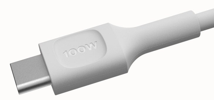 Kabel Usb-C-Usb-C Powerflex 100w Silikonowy 1.2m Bialy