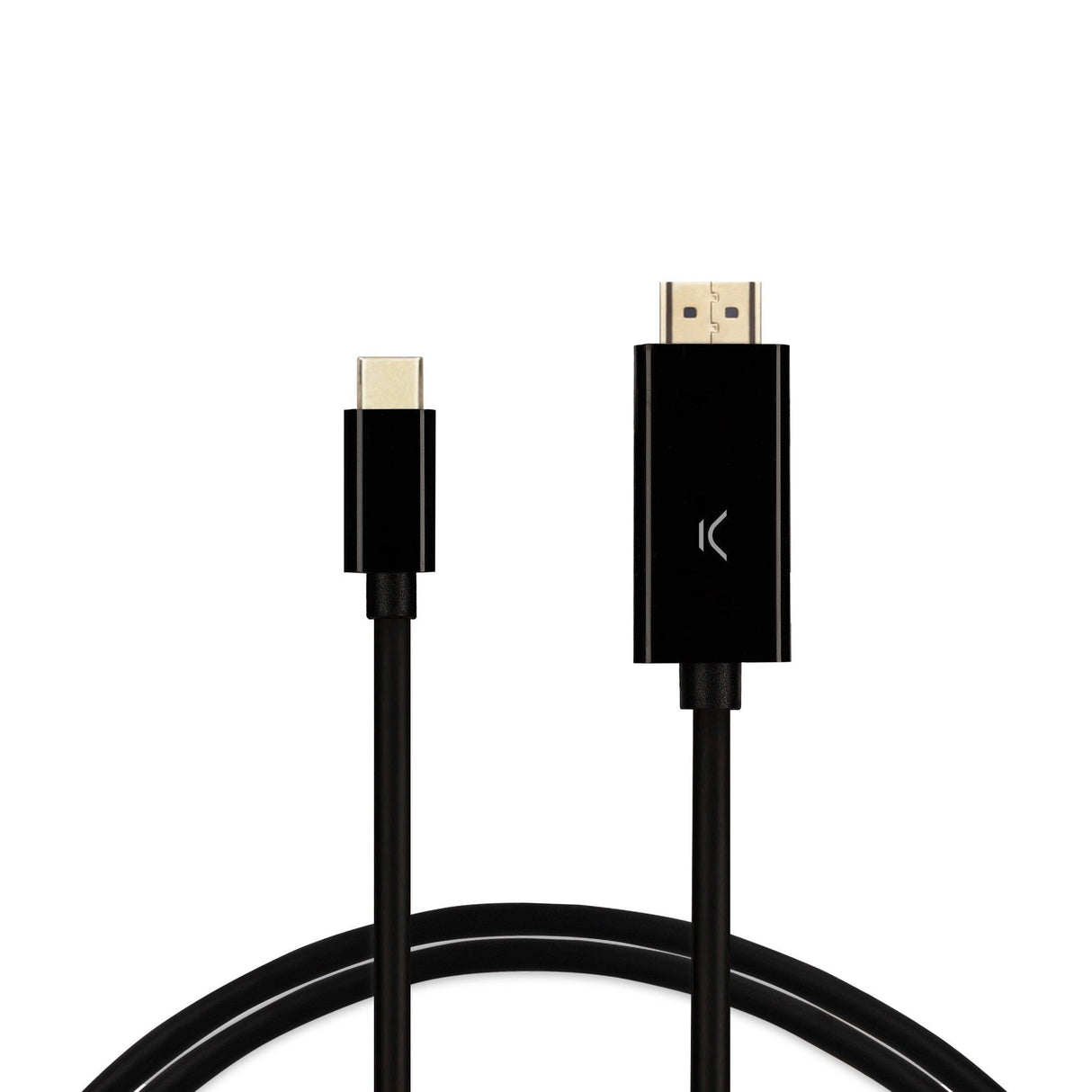Cable Adaptador Usb-C A Hdmi Ksix 60hz 2m Negro