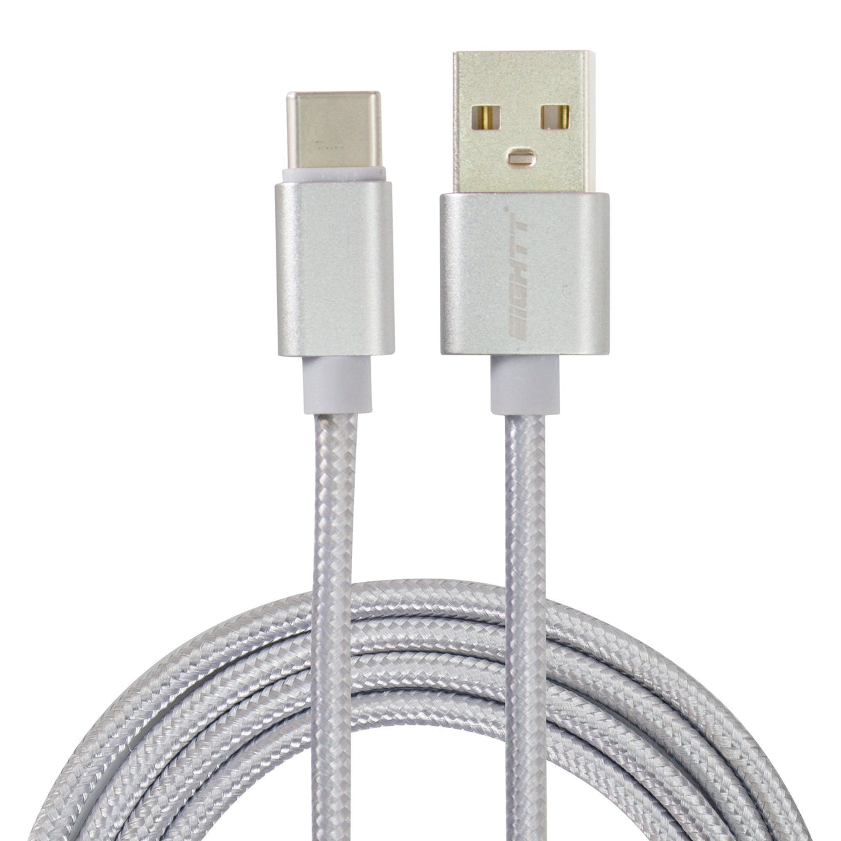 EAN 8425402168615 - Eightt ECT-4S cable USB USB 2.0 1 m USB C USB A Plata imagen 1