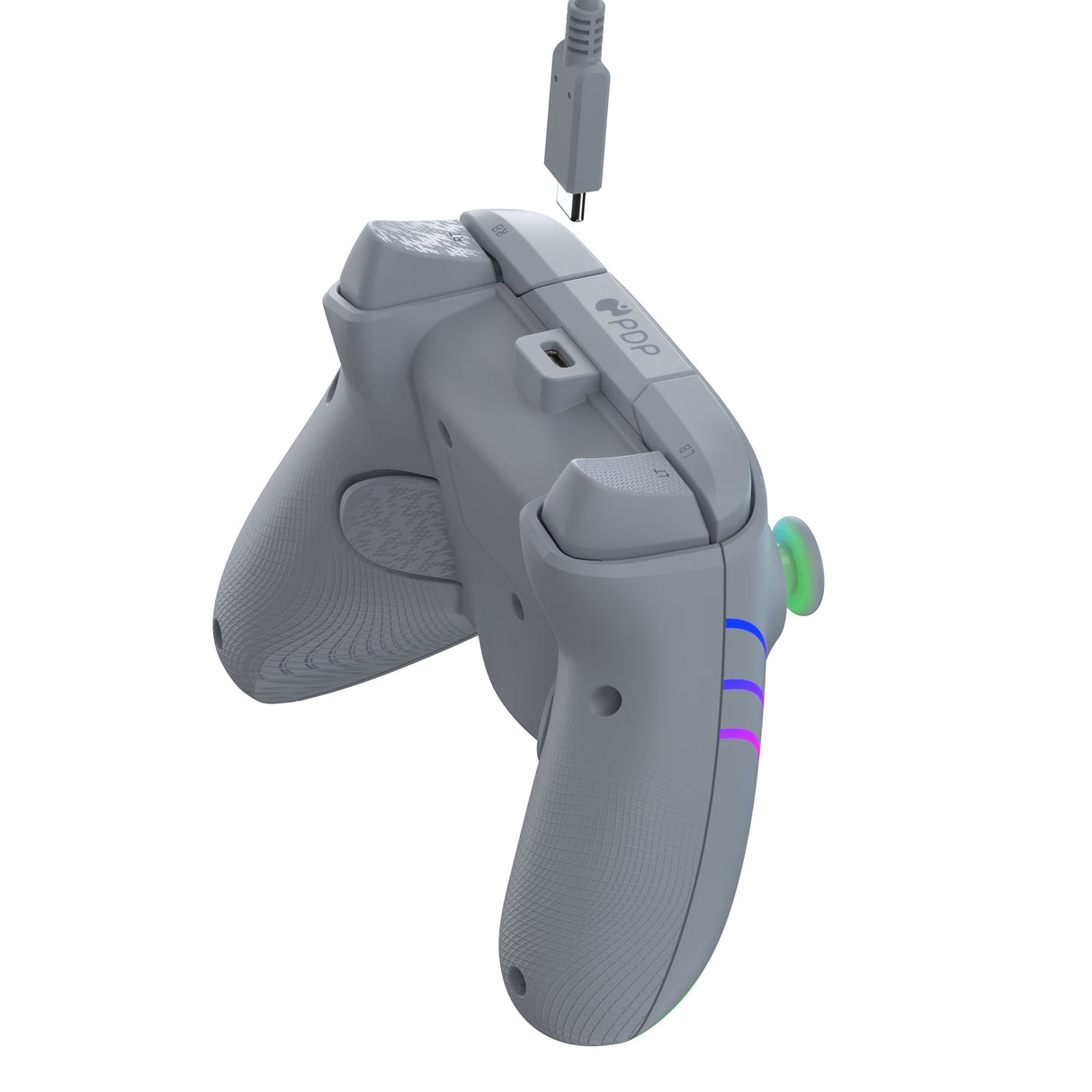 Mando Pdp Afterglow Wave Alámbrico, Gamepad (Gris, Para Xbox Y Pc)
