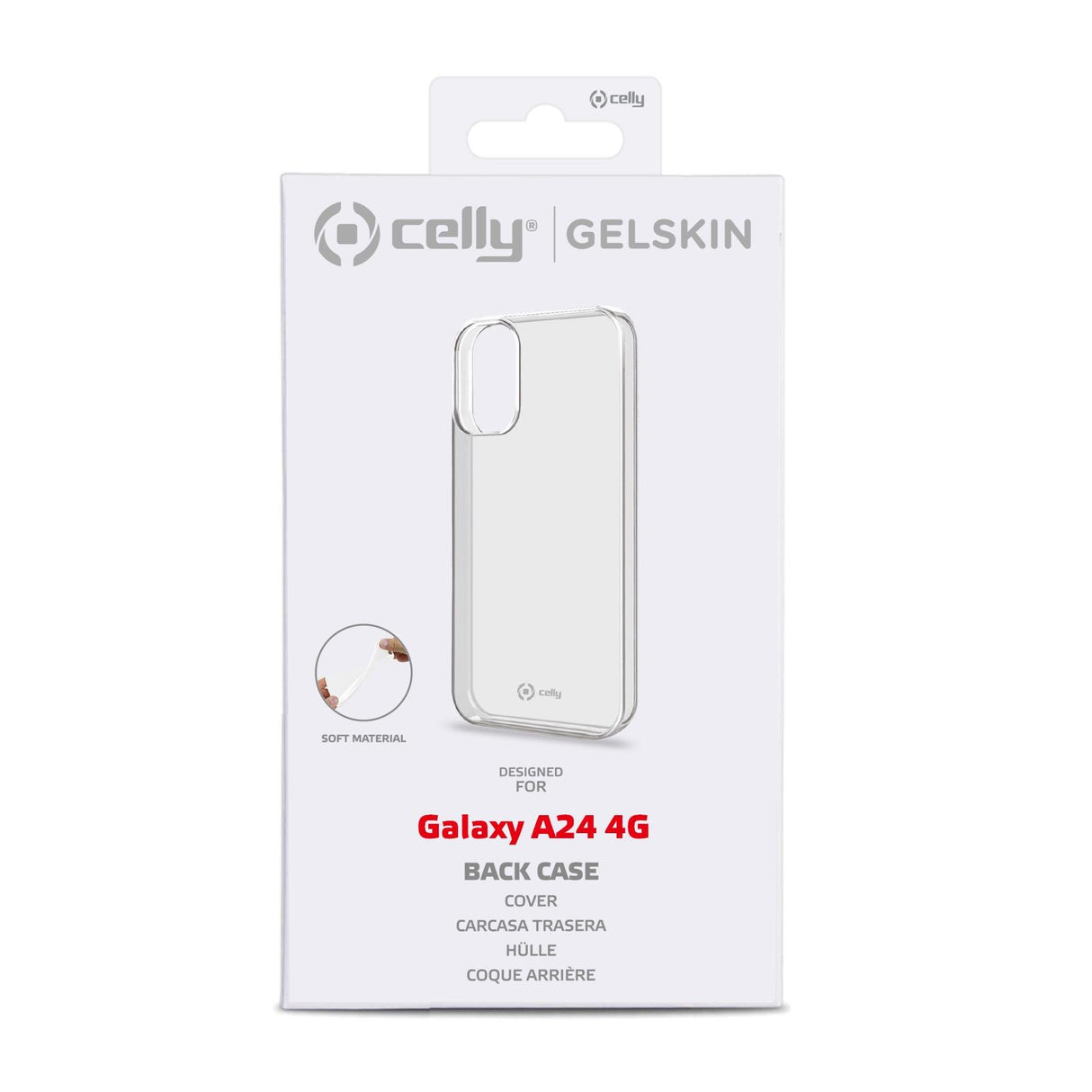 EAN 8021735200802 - Celly GELSKIN1038 funda para teléfono móvil 16,5 cm (6.5") Transparente imagen 4
