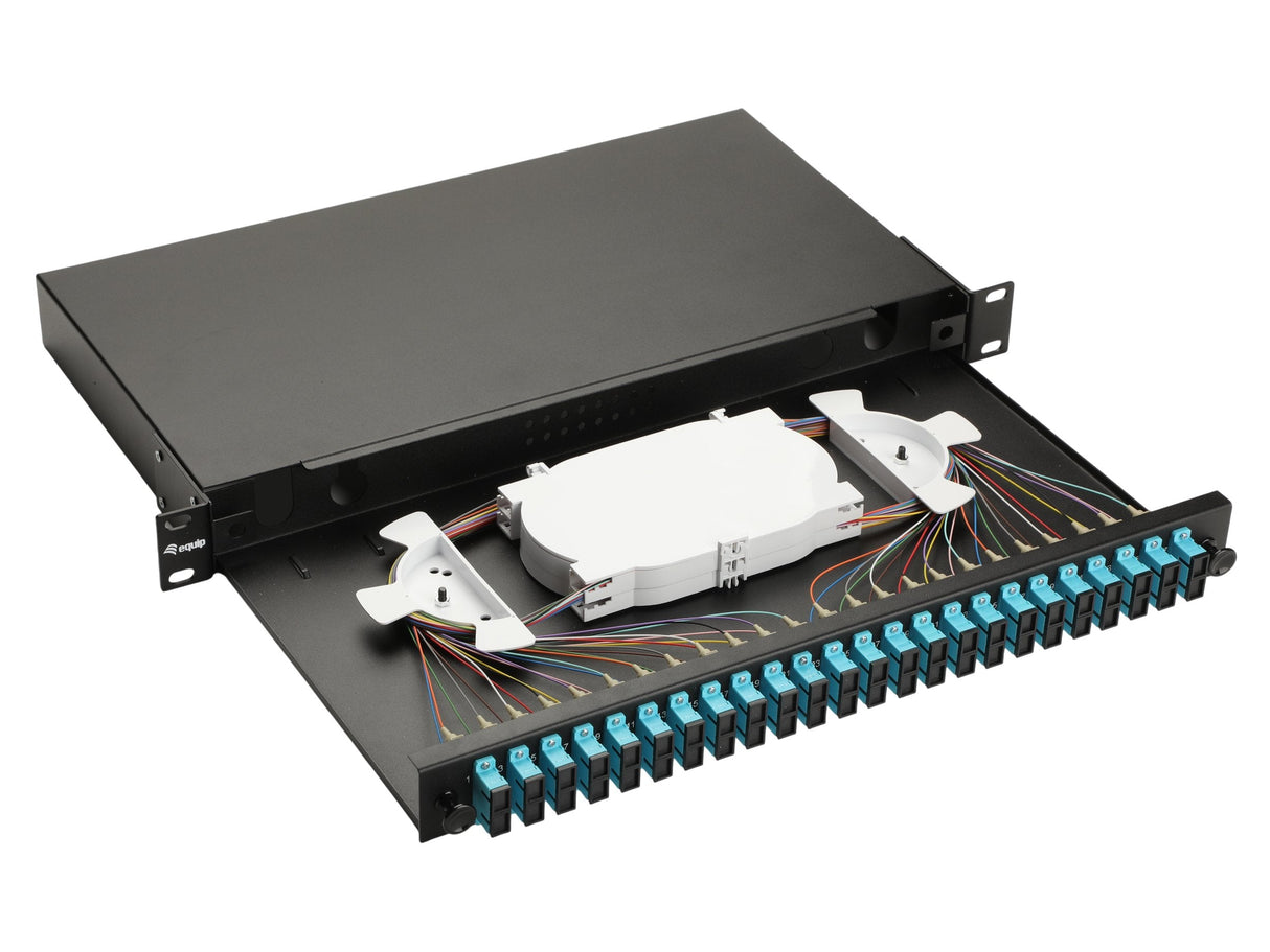 Equip Lwl-Spleisskamen 24-Port Sc-Duplex Om3 1u Komplett Sw