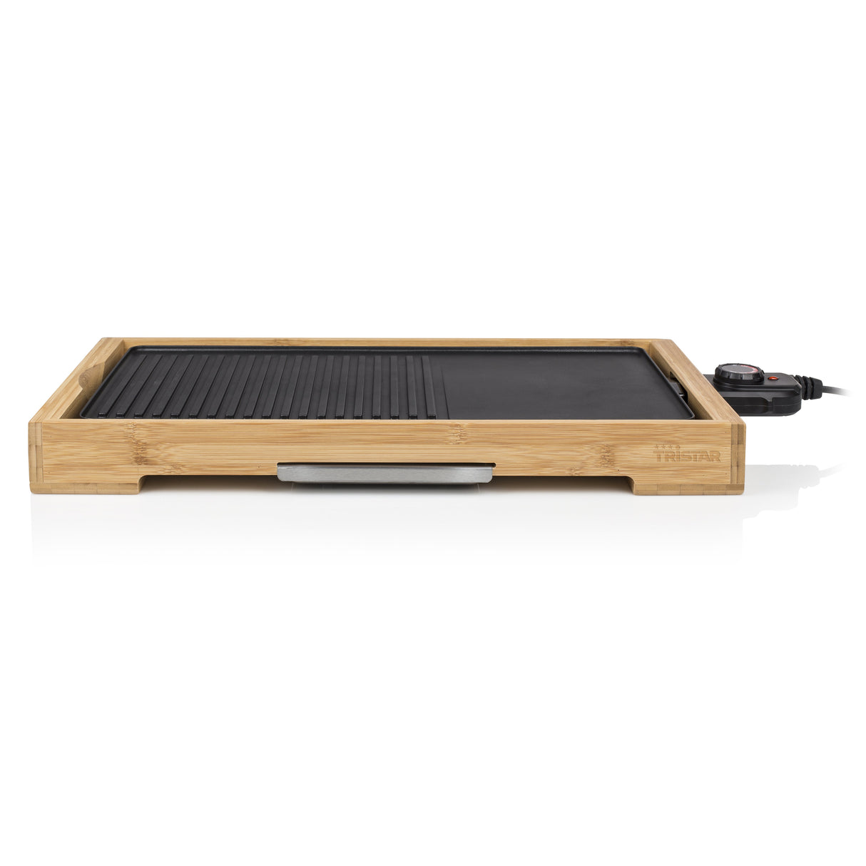 EAN 8713016053831 - Tristar BP-2641 barbacoa y parrilla al aire libre Mesa Eléctrico Bamboo, Negro 2200 W imagen 7
