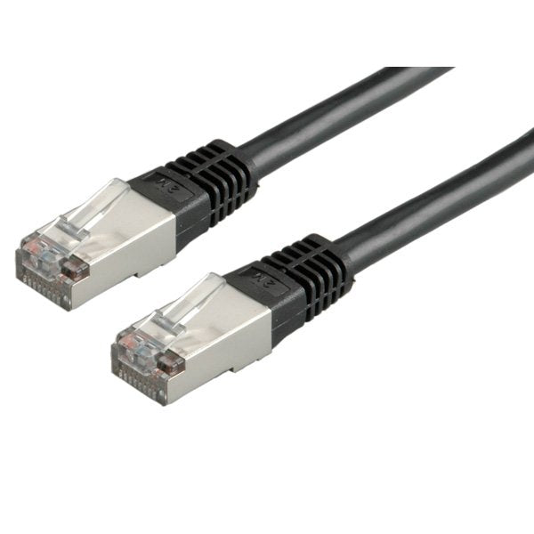 Value 21.99.1335 Cable De Red Negro 1 M Cat6 S/Ftp (S-Stp)