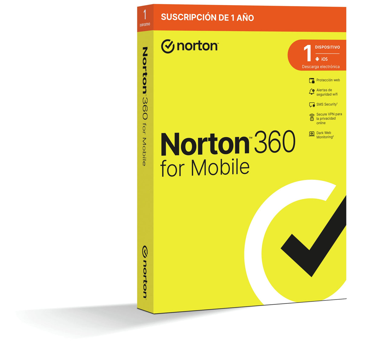 EAN 5397231019358 - Norton 360 Mobile Seguridad de antivirus Base Portugués 1 licencia(s) 1 año(s) imagen 2