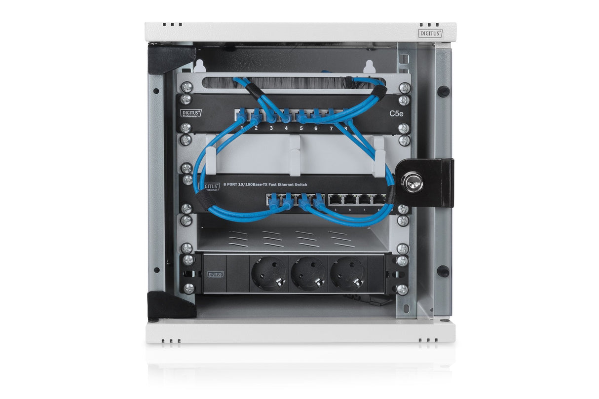 EAN 4016032331421 - Digitus DN-10-05U-1 armario rack 6U Bastidor de pared Gris imagen 6