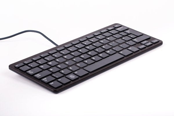 Raspberry Pi Foundation Oficial De Raspberry Pi Keyboard Negro/Gris, De-Layout, Incl. Hub Usb De 3 Puertos Rb-Tasta01s