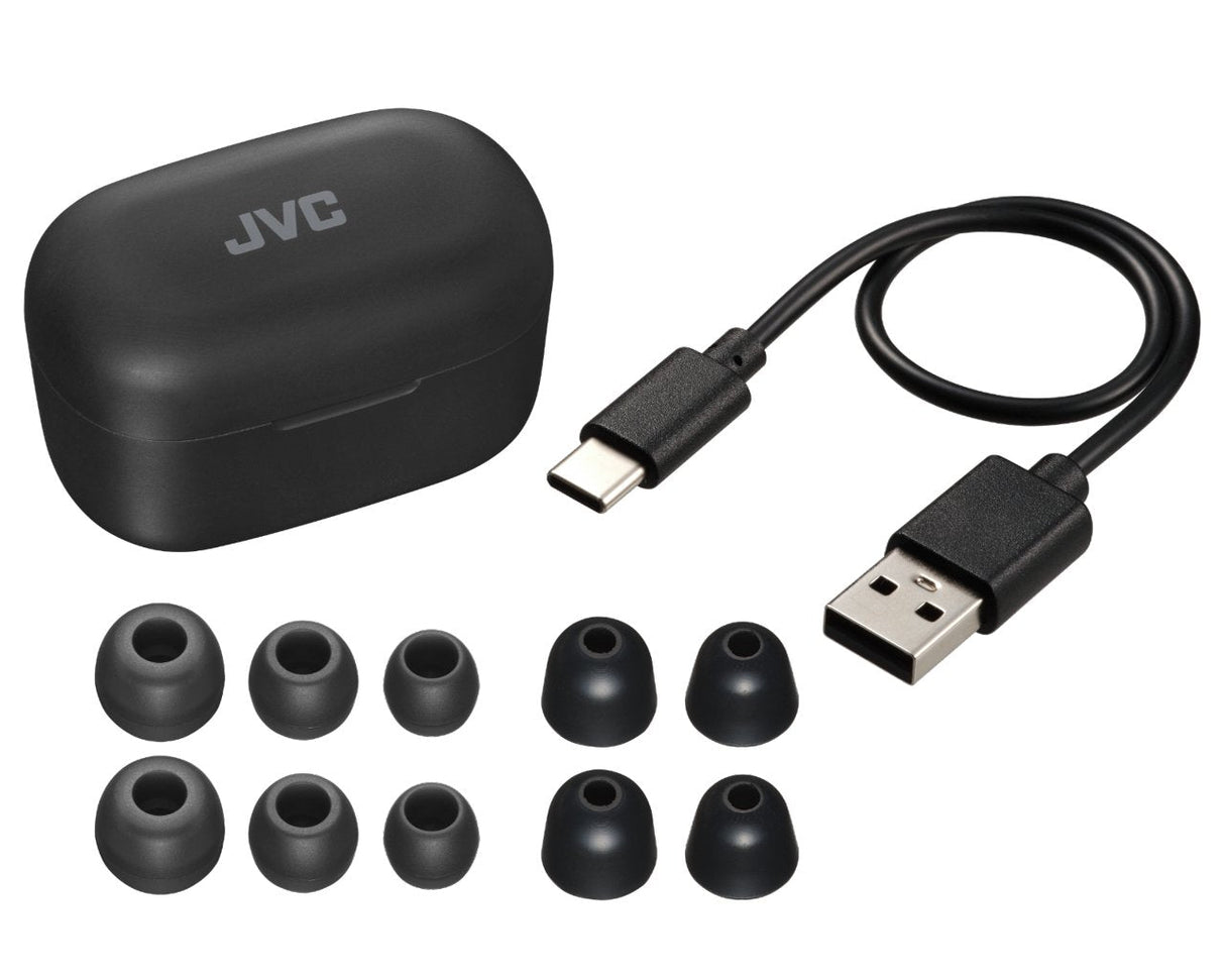 Jvc Ha-A25t Auriculares True Wireless Stereo (Tws) Dentro De Oído Llamadas/Música Bluetooth Negro