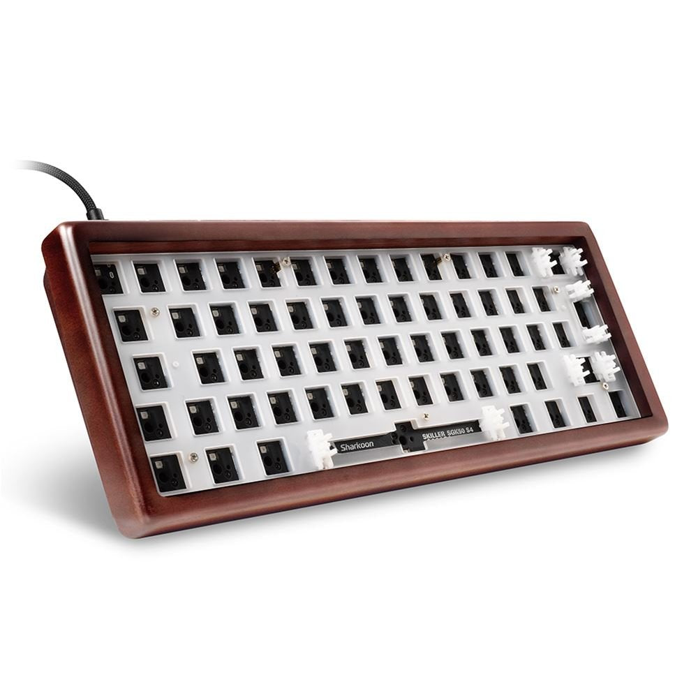 Sharkoon Skiller Sgk50 S4 Gen2 Wood Barebone, Wood De Teclado De Juegos 4044951042760