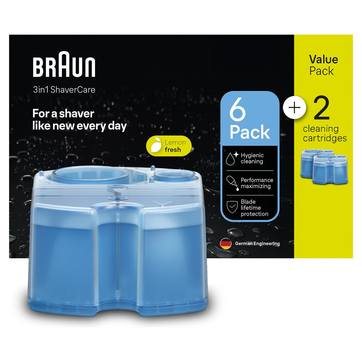EAN 7500435241595 - Braun 241595 accesorio para maquina de afeitar Cartucho de limpieza imagen 1