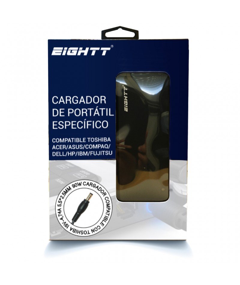 Eightt Cargador Especifico Compatible Toshiba 19v-4.74a 90w