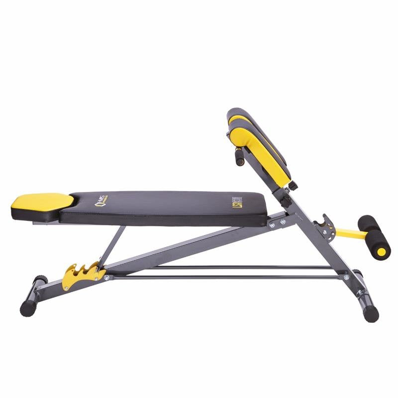 EAN 5907695596557 - HMS Fitness LSR8311 Banco de musculación multiposición Asiento ajustable Hogar Negro, Amarillo imagen 14