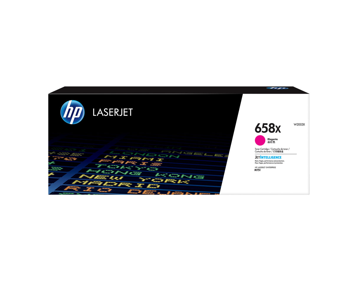 EAN 0192545650755 - HP 658X High Yield Magenta Original LaserJet Toner Cartridge cartucho de tóner 1 pieza(s) imagen 1