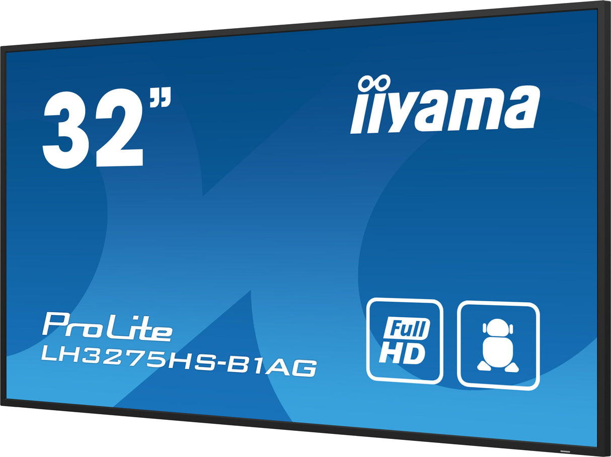 Iiyama Prolite Pantalla Señalización 81,3 Cm (32") Lcd Wifi 500 Cd / M² Full Hd Negro Android 11 24/7