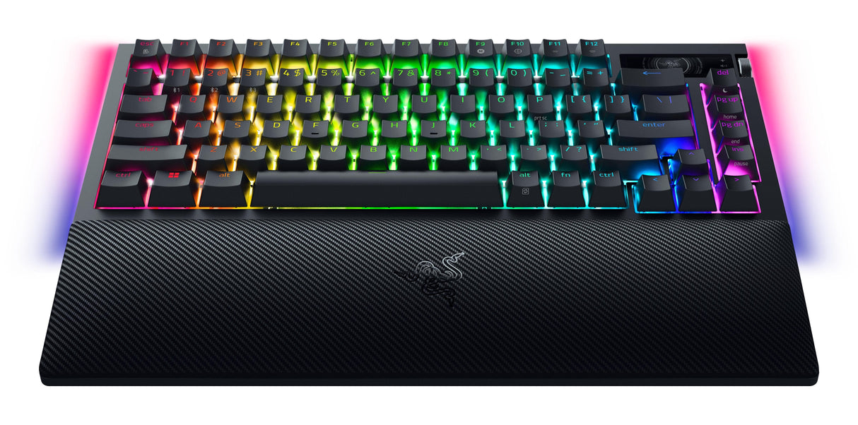 Razer Blackwidow V4 Pro 75% Mechanical Gaming Keyboard, Us Layout, Wireless, Black