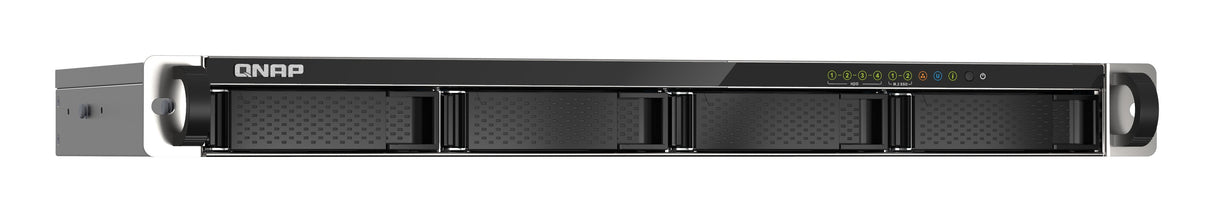 EAN 0885022021550 - QNAP TS-435XeU NAS Bastidor (1U) Marvell CN9131 4 GB DDR4 0 TB QNAP QTS Negro, Gris imagen 4