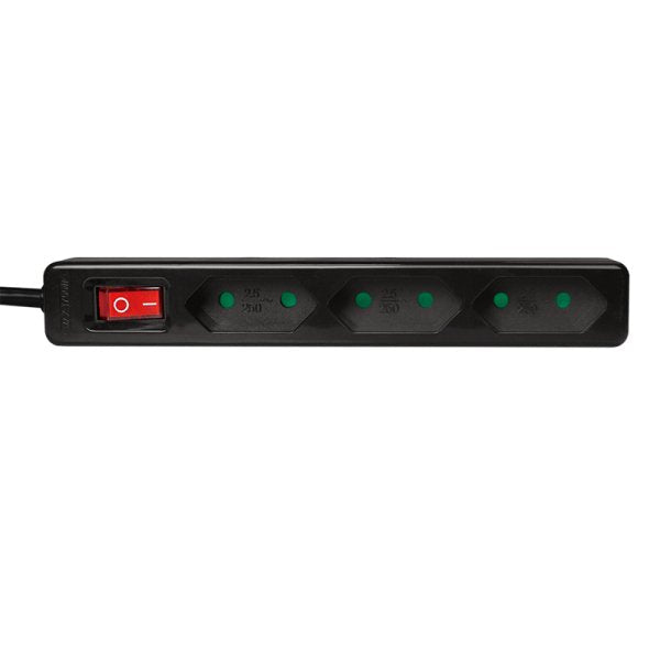 Logilink Lps230b Base Múltiple 1,5 M 3 Salidas Ac Negro