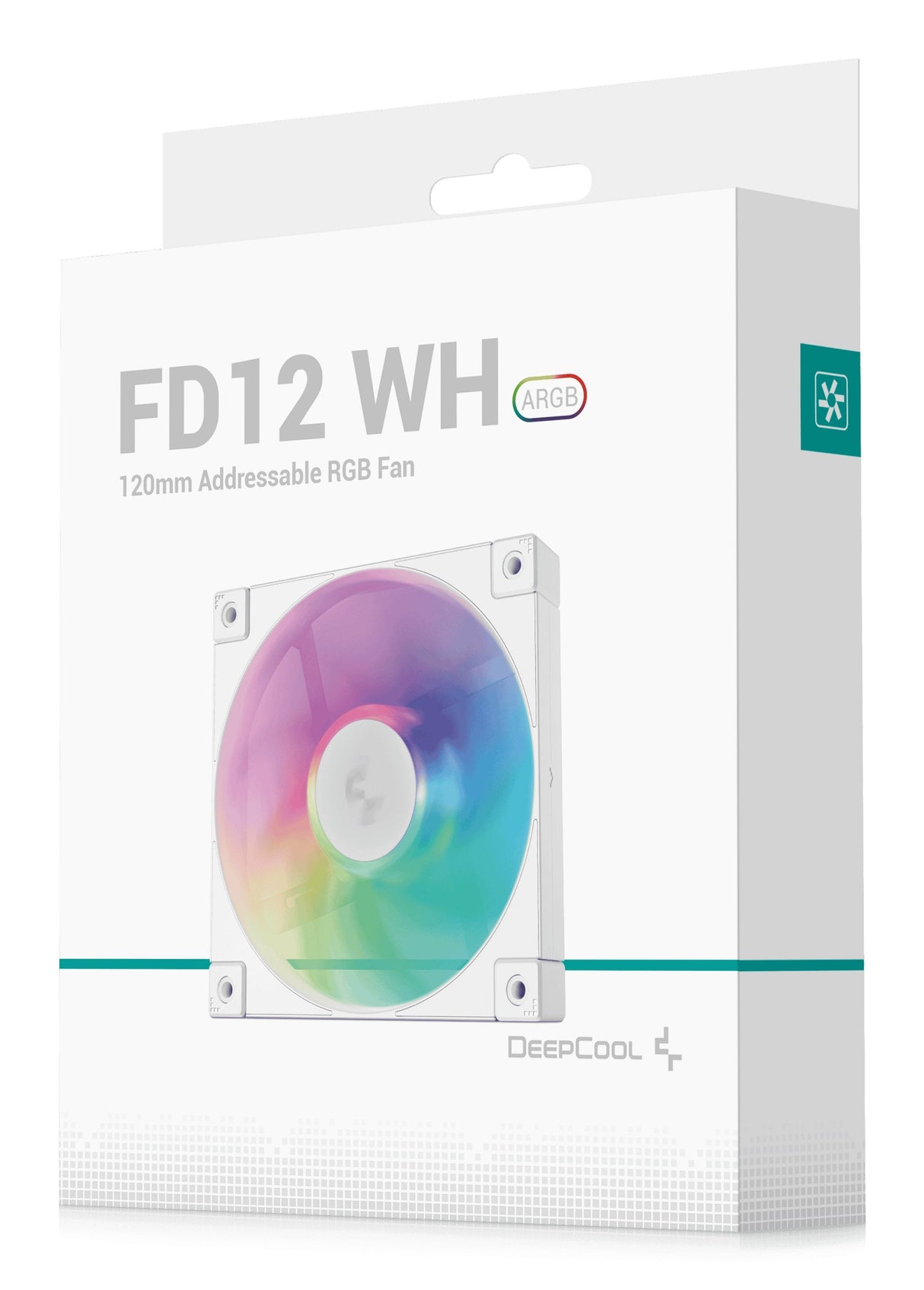 Ventilador Pc Deepcool Fd12 Argb Wh 120x120x25 120 Mm R-Fd12-Whapn1-G