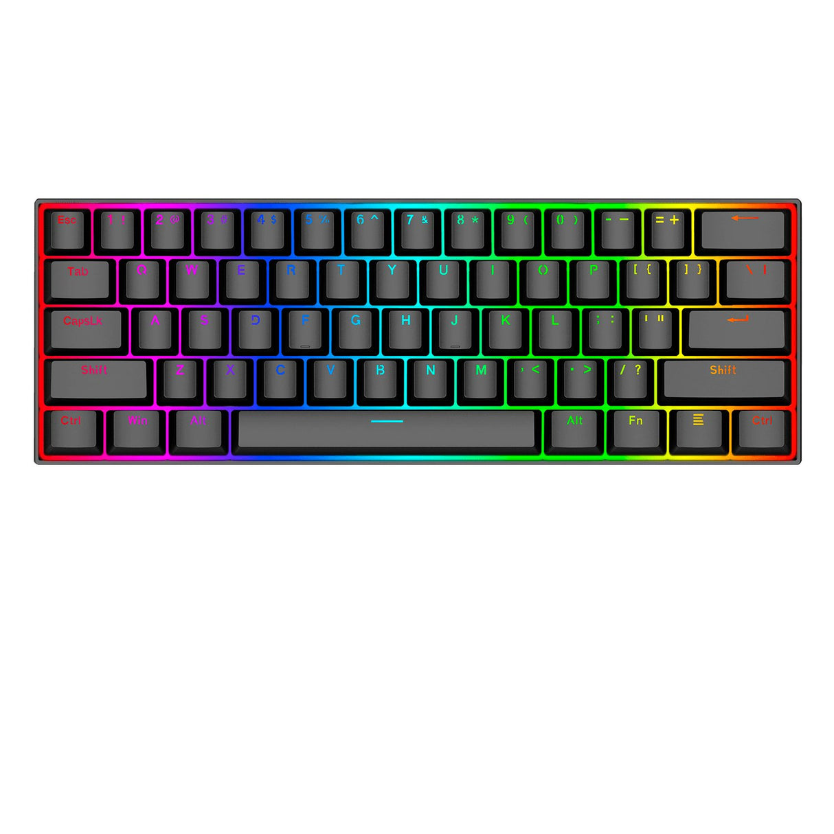 EAN 6950376713117 - REDRAGON K630RGB RED teclado Juego USB QWERTY Inglés Negro imagen 1