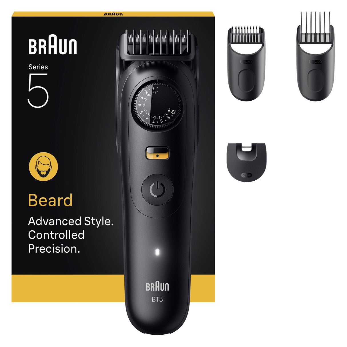 Braun Beard Trimmer Bt5520 Black