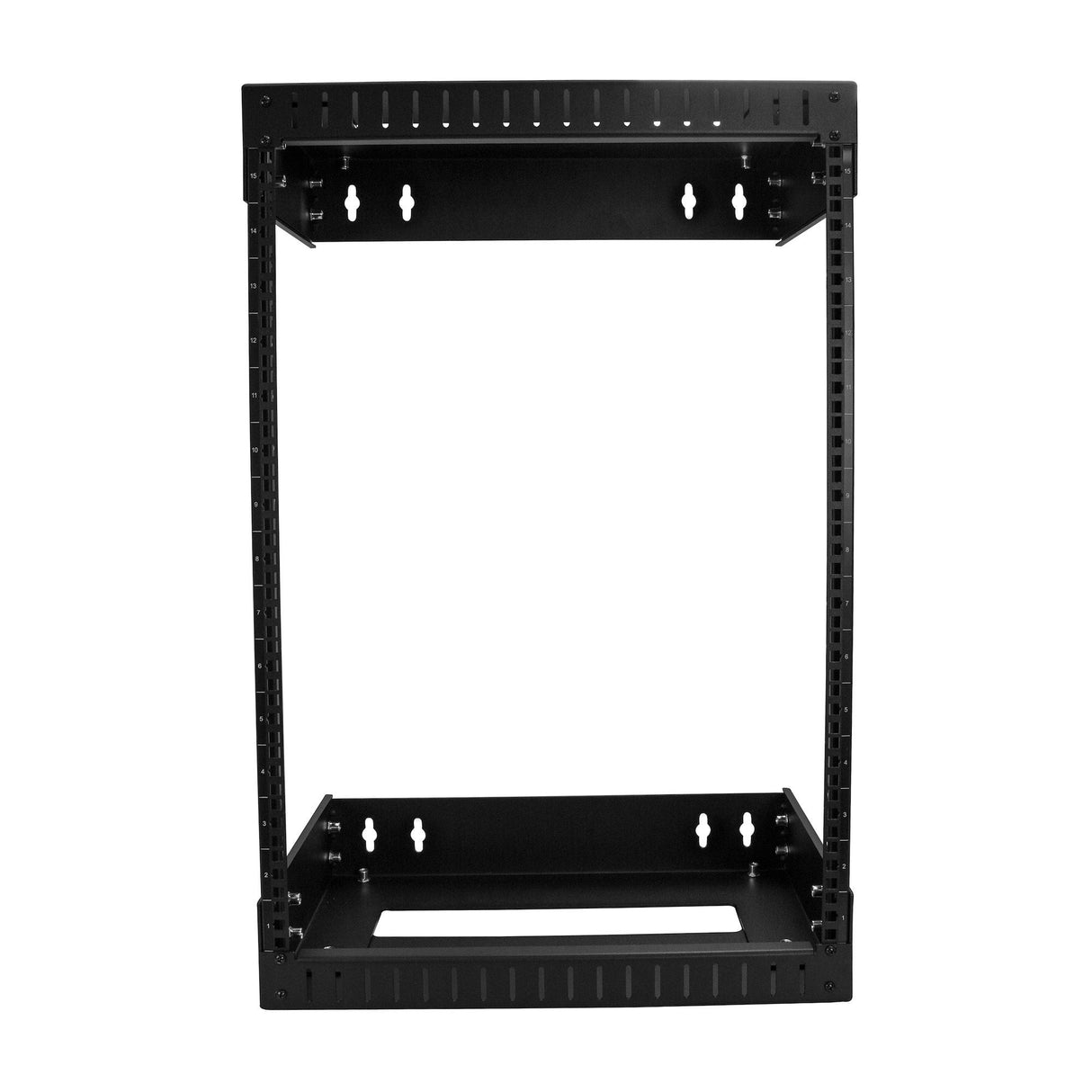 Startech.Com Armario Rack De Servidores De Marco Abierto 15u Para Montaje En Pared - Profundidad Ajustable De 12 A 20" De Profundidad