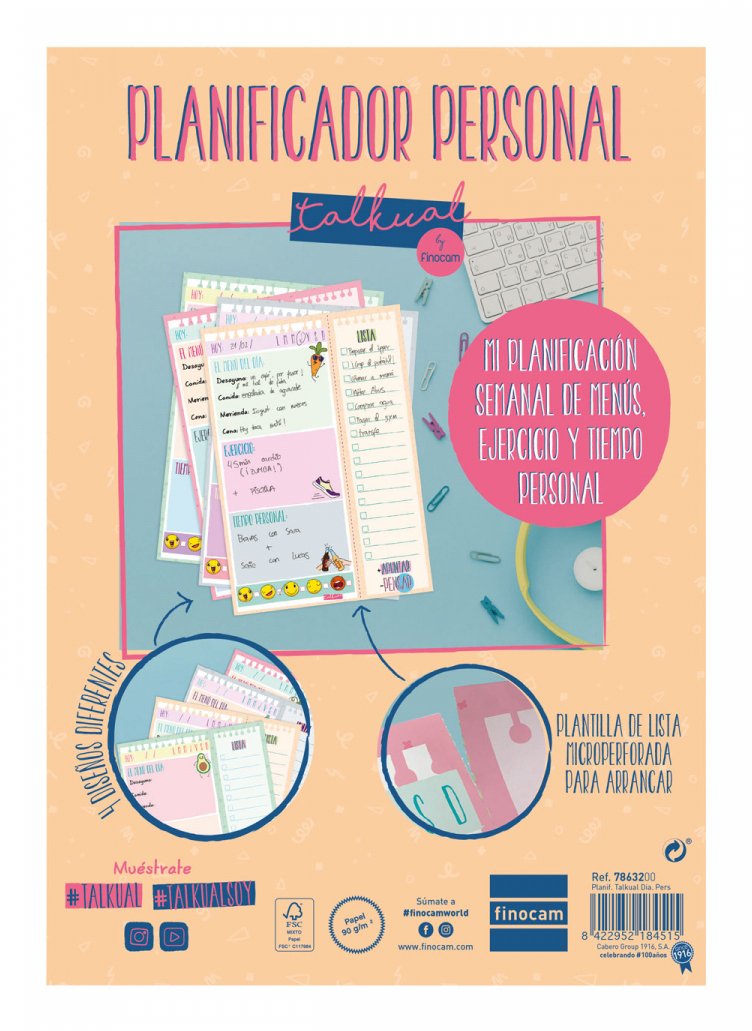 Finocam Planificador Talkual Diario Personal Din A5 1dp