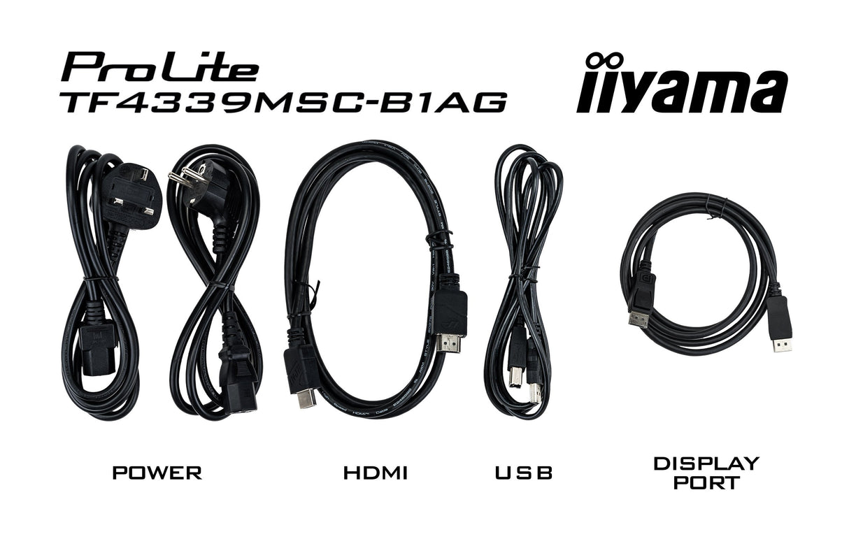 EAN 4948570118045 - iiyama TF4339MSC-B1AG pantalla de señalización 109,2 cm (43") LED 400 cd / m² Full HD Negro Pantalla táct imagen 17