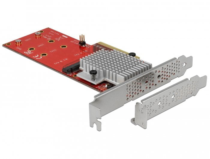 Delock 90305 Tarjeta Y Adaptador De Interfaz Interno M.2 Pcie, M.2, Perfil Bajo, Pcie 3.0, Asmedia Asm2824, 32 Gbit/S