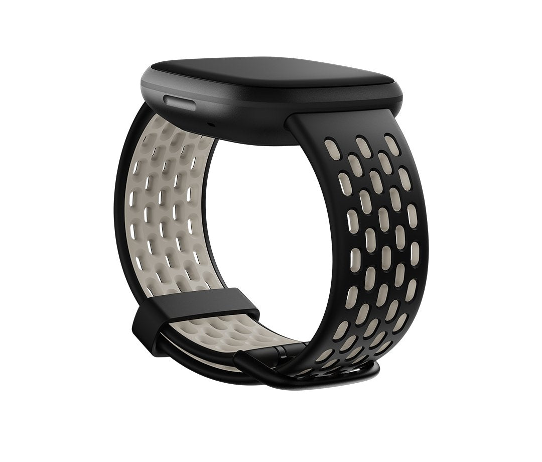EAN 0810038850368 - Fitbit FB174SBBKWTL Accesorios para dispositivos vestibles inteligentes Grupo de rock Negro, Blanco Alumi imagen 1
