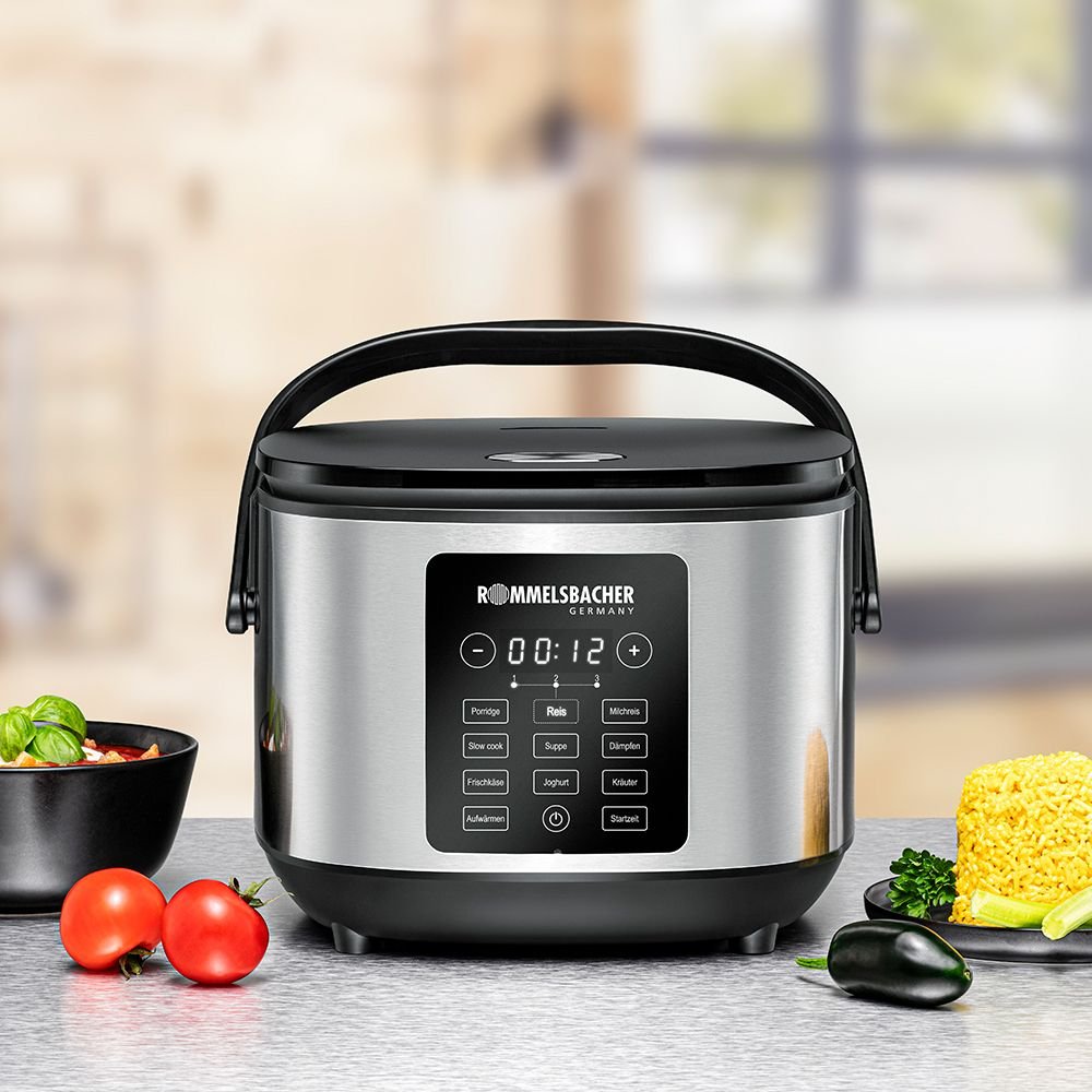EAN 4001797008626 - Rommelsbacher MRK 650 arrocera 3 L 600 W Acero inoxidable imagen 1