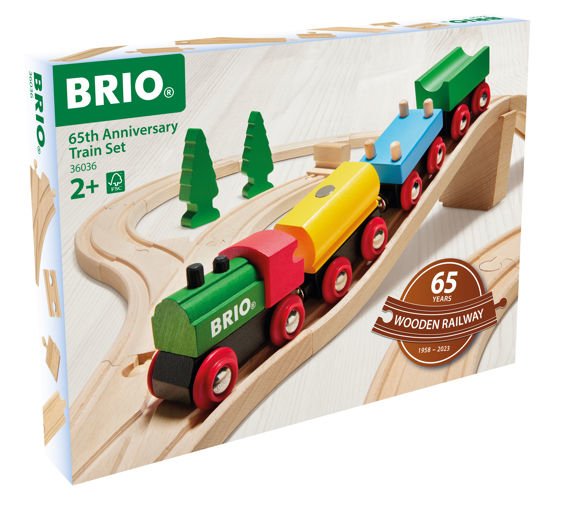Brio 65 Jahre Holzeisenbahn Jubiläums-Zugset 63603600