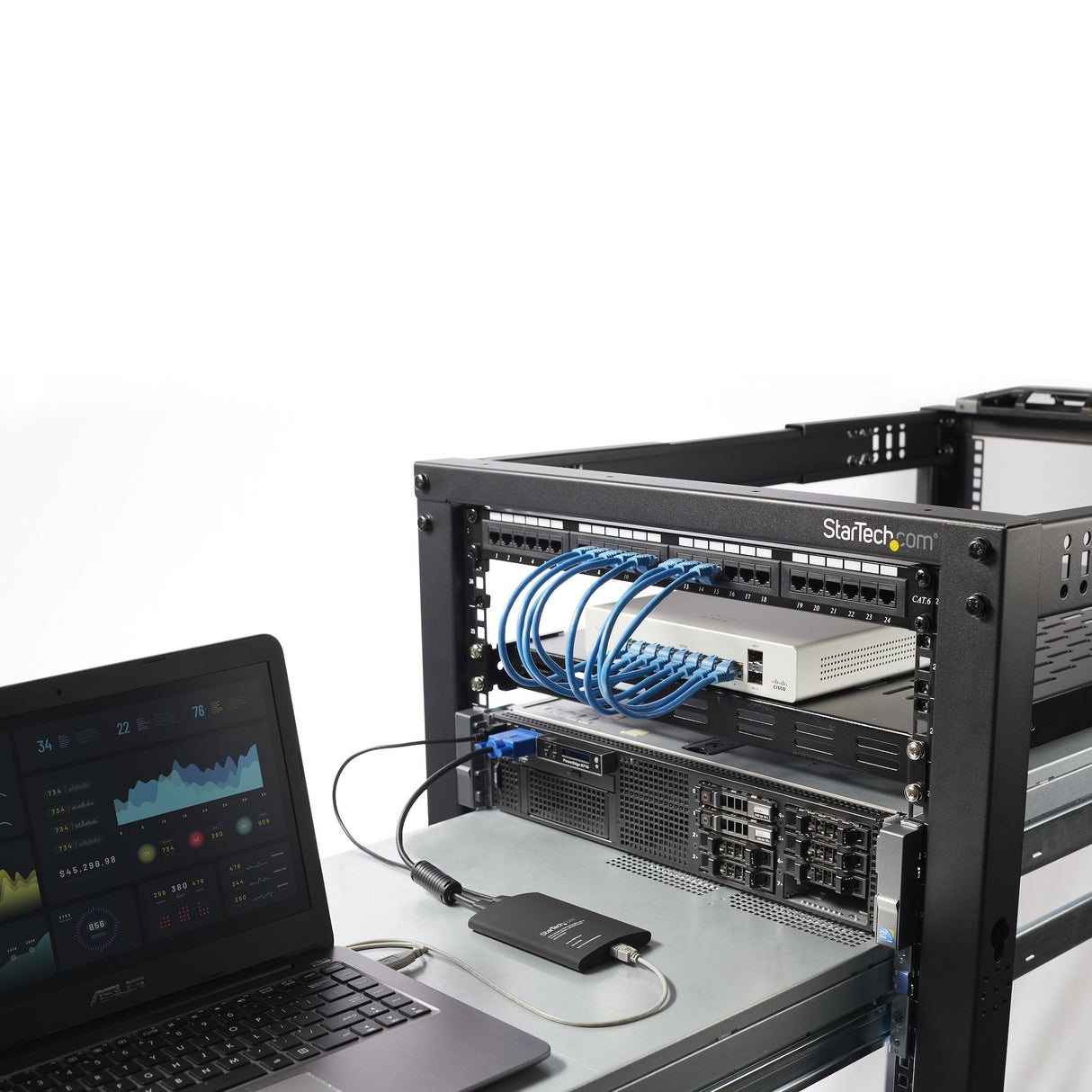 Startech Adaptador Crash Cart Conector Usb Kvm Ord